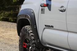 Rough Country Suspension Systems - Rough Country Defender Fender Flares Black Onyx for 16-23 Tacoma A-T11621-202 - Image 6