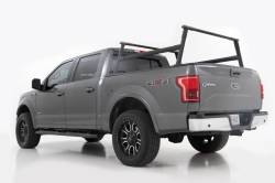 Rough Country Suspension Systems - Rough Country 10406 Aluminum Cargo Bed Rack Black for 15-25 Ford F150 5.5' - Image 3