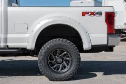 Rough Country Suspension Systems - Rough Country Pocket Fender Flares-Absolute Black 17-22 Super Duty F-F21112-G1 - Image 5