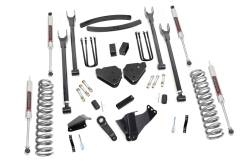 Rough Country Suspension Systems - Rough Country 58140 6" 4-Link Lift Kit for 05-07 F250/F350 Super Duty Gas 4WD - Image 1