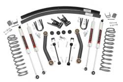 Rough Country Suspension Systems - Rough Country 62340 4.5" Suspension Lift Kit for 84-01 Jeep Cherokee XJ - Image 1