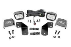 Rough Country Suspension Systems - Rough Country 93144 Rear Cab Mount 3" LED Pod Light Kit for Polaris Ranger - Image 1