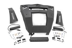 Rough Country Suspension Systems - Rough Country 97069 Heavy Duty Front Bumper w/LED Black for Can-Am Defender - Image 1