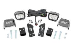 Rough Country Suspension Systems - Rough Country 93078 A-Pillar 3" LED Pod Ditch Light Kit for Polaris RZR Pro XP - Image 1