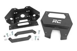 Rough Country Suspension Systems - Rough Country 93063 Front Winch Mount Kit Black for Polaris RZR PRO XP - Image 2
