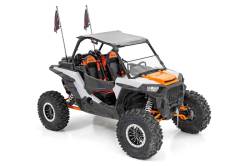 Rough Country Suspension Systems - Rough Country 93052 LED Whip Light Mounts w/48" Whips for Polaris RZR XP1000 - Image 3