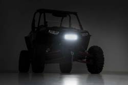 Rough Country Suspension Systems - Rough Country Mesh Grille Insert w/LED Black for Polaris RZR XP 1000 93041 - Image 6