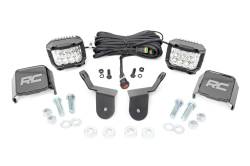 Rough Country Suspension Systems - Rough Country 92012 A-Pillar 3" LED Pod Ditch Light Kit for Honda Pioneer 1000 - Image 1
