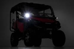 Rough Country Suspension Systems - Rough Country 92011 A-Pillar 2" LED Pod Ditch Light Kit for Honda Pioneer 1000 - Image 2