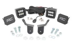 Rough Country Suspension Systems - Rough Country 92009 A-Pillar 2" LED Pod Ditch Light Kit for Honda Pioneer 1000 - Image 5