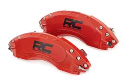 Rough Country Suspension Systems - Rough Country Bolt-On Front/Rear Caliper Covers Red for Gladiator JT 71142_A - Image 4