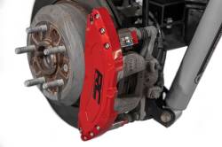 Rough Country Suspension Systems - Rough Country Bolt-On Front/Rear Caliper Covers Red for Gladiator JT 71142_A - Image 6