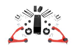 Rough Country Suspension Systems - Rough Country 18901RED 3.5" Suspension Lift Kit for 14-16 Sierra 1500 Denali - Image 1
