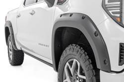 Rough Country Suspension Systems - Rough Country F-C11950A Black Pocket Fender Flares for 19-26 GMC Sierra 1500 - Image 2