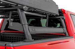 Rough Country Suspension Systems - Rough Country 73119 Aluminum Cargo Carrier Bed Rack Black for Tacoma 5' Bed - Image 3