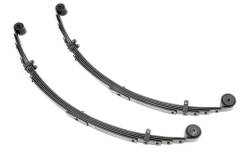 Rough Country 8047Kit Rear Leaf Spring Kit for 4" Lift for 84-01 Cherokee XJ