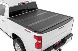 Rough Country Suspension Systems - Rough Country 47119651B Lo-Pro Hard Folding Tonneau Cover Silverado/Sierra 6.6' - Image 1