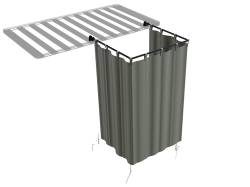 Front Runner - Front Runner Outfitters Roof Rack Mount Outdoor Shower Cubicle-Gray RRAC178 - Image 2