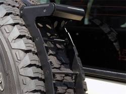 Front Runner - Front Runner Outfitters Strap-On Spare Tire Step Ladder Black LADD007 - Image 3