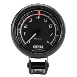 Equus - Equus E6086 Gauge Tachometer 2 1/2" 8k RPM Blk Dial Blk Case 6000 Series - Image 1