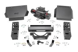 Rough Country Suspension Systems - Rough Country Front Hidden Winch Mount Kit w/Winch for 24-25 Tacoma 4WD 72012 - Image 1