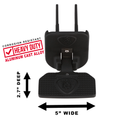 Carr - CARR 183142 HD Universal Hitch Step for 2" Receiver Black U.S. Marines Single - Image 2