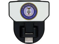 Carr - CARR 183222 HD Universal Hitch Step for 2" Receiver Black Law Enforcement - Image 1