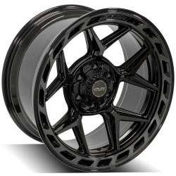 4PLAY - 4PLAY Wheels 4P55-20100-6D55-18BBT 4P55 20x10 6x5.5/135 -18mm Black/Brushed - Image 3