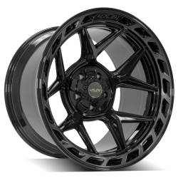 4PLAY Wheels 4P55 20x12 5x5.0/5.5 -44mm Black/Brushed 4P55-20120-5D55-44BBT