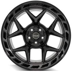 4PLAY - 4PLAY Wheels 4P55 20x12 5x5.0/5.5 -44mm Black/Brushed 4P55-20120-5D55-44BBT - Image 2
