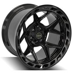 4PLAY - 4PLAY Wheels 4P55 20x12 5x5.0/5.5 -44mm Black/Brushed 4P55-20120-5D55-44BBT - Image 3