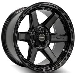 4PLAY Wheels 4P63 20x10 6x5.5/135 -18mm Black/Brushed 4P63-20100-6D55-18BBT