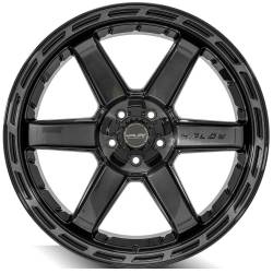 4PLAY - 4PLAY Wheels 4P63 22x10 5x5.0/5.5 -18mm Black/Brushed 4P63-22100-5D55-18BBT - Image 2