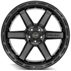 4PLAY - 4PLAY Wheels 4P63 22x12 5x5.0/5.5 -44mm Black/Brushed 4P63-22120-5D55-44BBT - Image 2