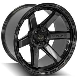 4PLAY - 4PLAY Wheels 4P63 22x12 5x5.0/5.5 -44mm Black/Brushed 4P63-22120-5D55-44BBT - Image 3