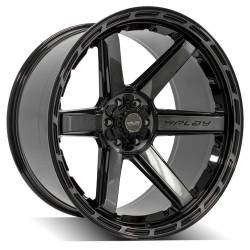 4PLAY Wheels 4P63 24x12 6x5.5/135 -44mm Black/Brushed 4P63-24120-6D55-44BBT