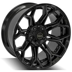4PLAY - 4PLAY Wheels 4P83 20x10 5x5.0/5.5 -18mm Black/Brushed 4P83-20100-5D55-18BBT - Image 3