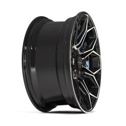 4PLAY - 4PLAY Wheels 4P83 20x9 6x5.5/135 0mm Gloss Black/Brushed 4P83-20090-6D55-0BBT - Image 3