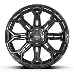 4PLAY - 4PLAY Wheels 4P83-22090-6D55-12B 4P83 22x9 6x5.5 6x135 12mm Gloss Black - Image 2