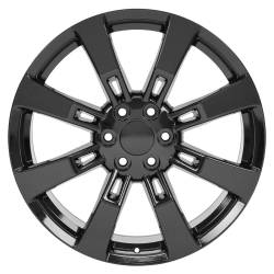 OE Wheels LLC - OE Wheels CA82-22090-6550-31B CA82 22x9 6x5.5 31mm Black - Image 2