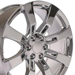OE Wheels LLC - OE Wheels CA82 22x9 6x5.5 31mm Chrome CA82-22090-6550-31C - Image 3