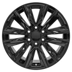 OE Wheels LLC - OE Wheels CA91-20090-6550-28B CA91 20x9 6x5.5 28mm Gloss Black - Image 2