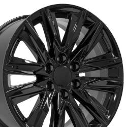 OE Wheels LLC - OE Wheels CA91-20090-6550-28B CA91 20x9 6x5.5 28mm Gloss Black - Image 3