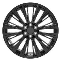 OE Wheels LLC - OE Wheels CA93-24100-6550-28B CA93 24x10 6x5.5 28mm Gloss Black - Image 2