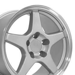 OE Wheels LLC - OE Wheels CV01 17x9.5 5x4.75 56mm Silver/Machined CV01-17095-5475-56SM - Image 3