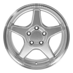 OE Wheels LLC - OE Wheels CV01 17x11 5x4.75 50mm Silver/Machined CV01-17110-5475-50SM - Image 2