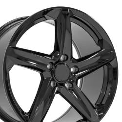 OE Wheels LLC - OE Wheels CV02C 19x10 5x4.75 79mm Gloss Black CV02C-19100-5475-73B - Image 1