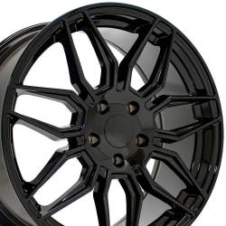 OE Wheels LLC - OE Wheels CV03D 19x8.5 5x120 52mm Gloss Black CV03D-19085-5120-51B - Image 1