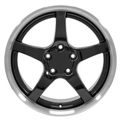OE Wheels LLC - OE Wheels CV05 18x9.5 5x4.75 54mm Black/Machined CV05-D18095-5475-54BM - Image 2