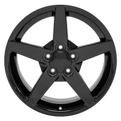 OE Wheels LLC - OE Wheels CV06A 18x9.5 5x4.75 58mm Black CV06A-18095-5475-58B - Image 2